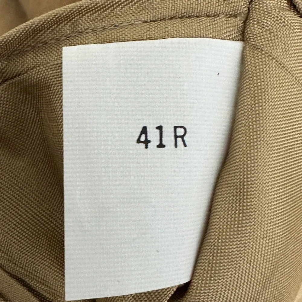 Robert Stock Mens Jacket 41R Camel Tan Wool Blend Blazer Sport Coat Classic Prep